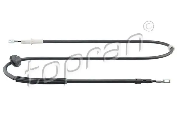 Seilzug, Feststellbremse hinten links TOPRAN 401 652