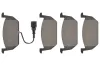 Bremsbelagsatz, Scheibenbremse Vorderachse TOPRAN 115 814
