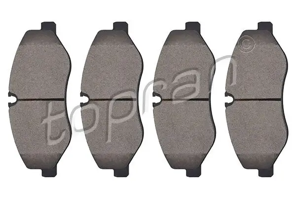 Bremsbelagsatz, Scheibenbremse Vorderachse TOPRAN 409 325