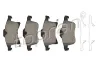 Bremsbelagsatz, Scheibenbremse Vorderachse TOPRAN 208 504