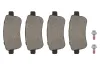 Bremsbelagsatz, Scheibenbremse Hinterachse TOPRAN 701 675