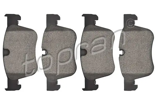 Bremsbelagsatz, Scheibenbremse Vorderachse TOPRAN 723 632