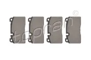 Bremsbelagsatz, Scheibenbremse Vorderachse TOPRAN 115 179