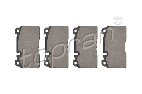 Bremsbelagsatz, Scheibenbremse Vorderachse TOPRAN 115 179 Bild Bremsbelagsatz, Scheibenbremse Vorderachse TOPRAN 115 179