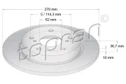 Bremsscheibe TOPRAN 600 592