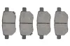 Bremsbelagsatz, Scheibenbremse Hinterachse TOPRAN 600 595