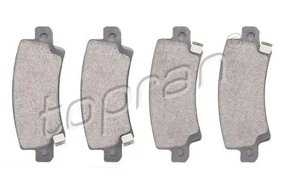 Bremsbelagsatz, Scheibenbremse Hinterachse TOPRAN 600 603 Bild Bremsbelagsatz, Scheibenbremse Hinterachse TOPRAN 600 603