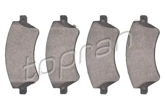 Bremsbelagsatz, Scheibenbremse Vorderachse TOPRAN 600 606 Bild Bremsbelagsatz, Scheibenbremse Vorderachse TOPRAN 600 606