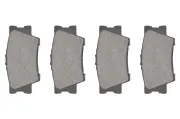 Bremsbelagsatz, Scheibenbremse Hinterachse TOPRAN 600 611