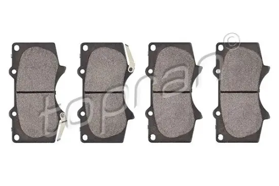 Bremsbelagsatz, Scheibenbremse Vorderachse TOPRAN 600 619 Bild Bremsbelagsatz, Scheibenbremse Vorderachse TOPRAN 600 619