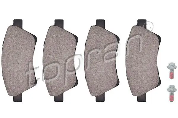 Bremsbelagsatz, Scheibenbremse Vorderachse TOPRAN 700 628