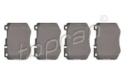 Bremsbelagsatz, Scheibenbremse Vorderachse TOPRAN 409 497