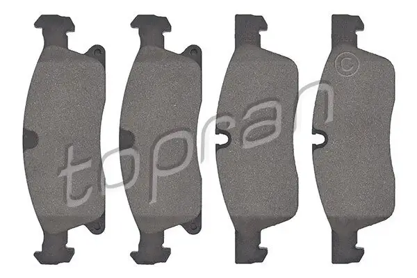 Bremsbelagsatz, Scheibenbremse Vorderachse TOPRAN 409 499