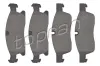 Bremsbelagsatz, Scheibenbremse Vorderachse TOPRAN 409 499