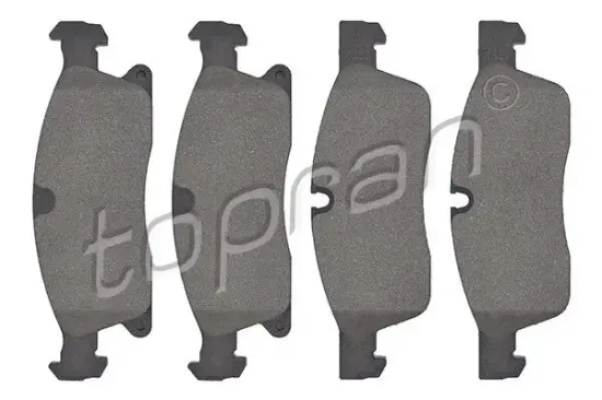 Bremsbelagsatz, Scheibenbremse Vorderachse TOPRAN 409 499 Bild Bremsbelagsatz, Scheibenbremse Vorderachse TOPRAN 409 499