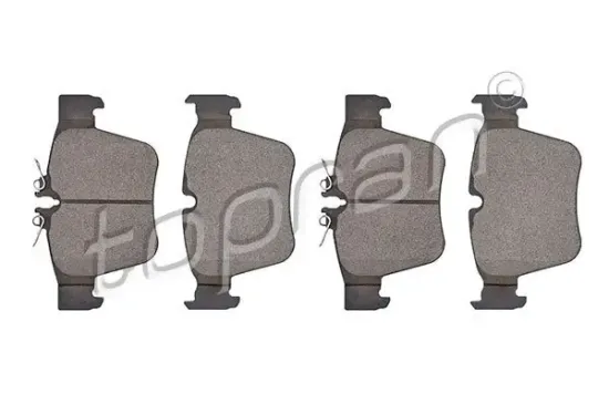 Bremsbelagsatz, Scheibenbremse Hinterachse TOPRAN 409 500 Bild Bremsbelagsatz, Scheibenbremse Hinterachse TOPRAN 409 500