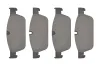 Bremsbelagsatz, Scheibenbremse Vorderachse TOPRAN 409 498