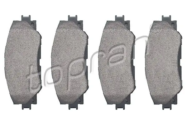 Bremsbelagsatz, Scheibenbremse Vorderachse TOPRAN 600 591