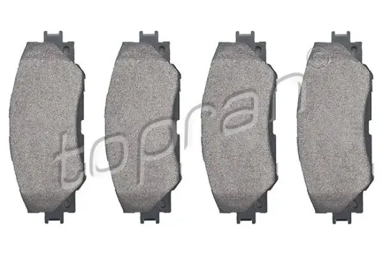 Bremsbelagsatz, Scheibenbremse Vorderachse TOPRAN 600 591 Bild Bremsbelagsatz, Scheibenbremse Vorderachse TOPRAN 600 591