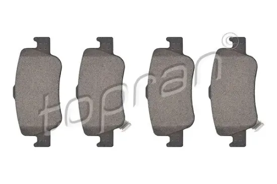 Bremsbelagsatz, Scheibenbremse Hinterachse TOPRAN 600 593 Bild Bremsbelagsatz, Scheibenbremse Hinterachse TOPRAN 600 593