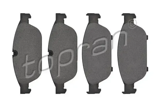 Bremsbelagsatz, Scheibenbremse Vorderachse TOPRAN 116 889 Bild Bremsbelagsatz, Scheibenbremse Vorderachse TOPRAN 116 889