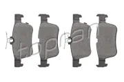 Bremsbelagsatz, Scheibenbremse Hinterachse TOPRAN 304 888