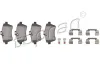 Bremsbelagsatz, Scheibenbremse Vorderachse TOPRAN 401 438