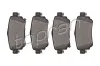 Bremsbelagsatz, Scheibenbremse Hinterachse TOPRAN 702 003