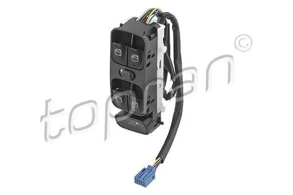 Schalter, Fensterheber fahrerseitig TOPRAN 409 621