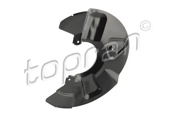 Spritzblech, Bremsscheibe Vorderachse links TOPRAN 117 955