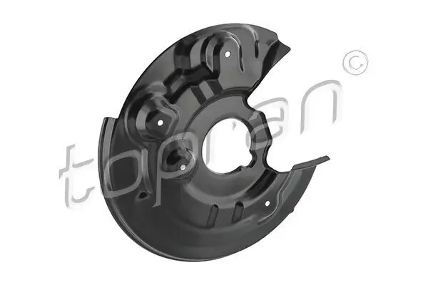 Spritzblech, Bremsscheibe Hinterachse rechts TOPRAN 117 970