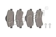 Bremsbelagsatz, Scheibenbremse Vorderachse TOPRAN 723 629