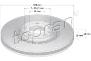 Bremsscheibe TOPRAN 631 151