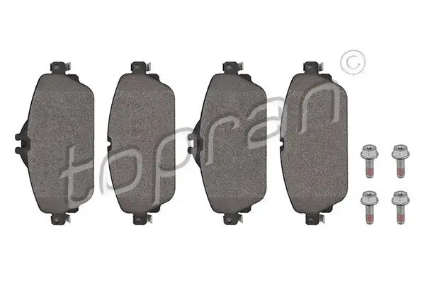 Bremsbelagsatz, Scheibenbremse Vorderachse TOPRAN 409 261