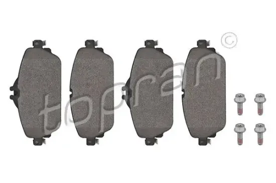 Bremsbelagsatz, Scheibenbremse Vorderachse TOPRAN 409 261 Bild Bremsbelagsatz, Scheibenbremse Vorderachse TOPRAN 409 261
