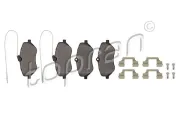 Bremsbelagsatz, Scheibenbremse Vorderachse TOPRAN 723 267