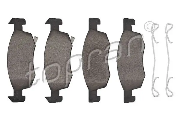 Bremsbelagsatz, Scheibenbremse Vorderachse TOPRAN 208 803