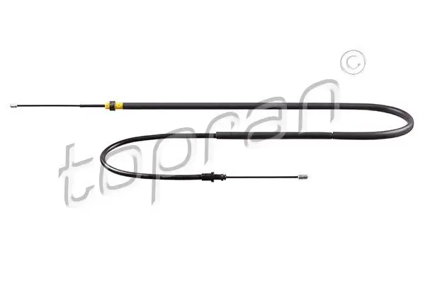 Seilzug, Feststellbremse hinten links TOPRAN 721 666