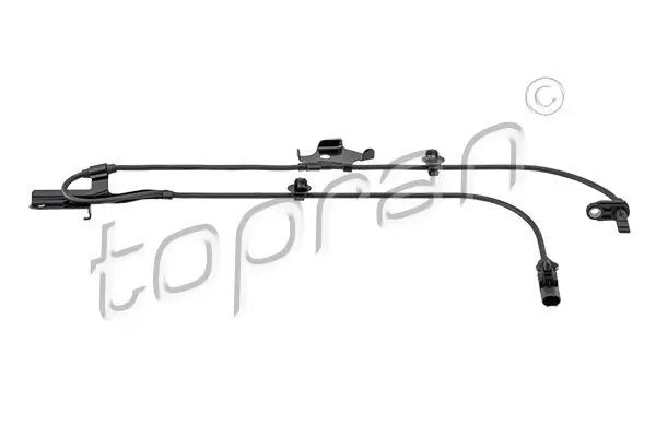 Sensor, Raddrehzahl Vorderachse rechts TOPRAN 623 006