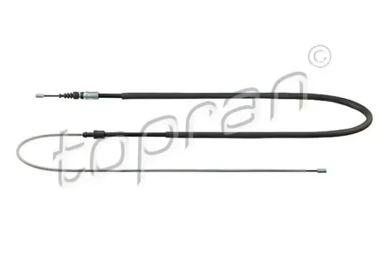 Seilzug, Feststellbremse hinten links hinten rechts TOPRAN 721 672 Bild Seilzug, Feststellbremse hinten links hinten rechts TOPRAN 721 672