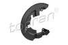 Spritzblech, Bremsscheibe Vorderachse rechts TOPRAN 305 494