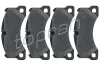 Bremsbelagsatz, Scheibenbremse Vorderachse TOPRAN 113 811