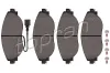 Bremsbelagsatz, Scheibenbremse Vorderachse TOPRAN 115 177