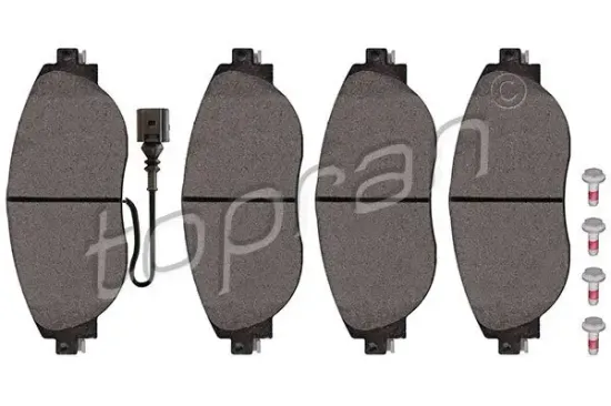 Bremsbelagsatz, Scheibenbremse Vorderachse TOPRAN 115 177 Bild Bremsbelagsatz, Scheibenbremse Vorderachse TOPRAN 115 177