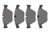 Bremsbelagsatz, Scheibenbremse Vorderachse TOPRAN 502 961