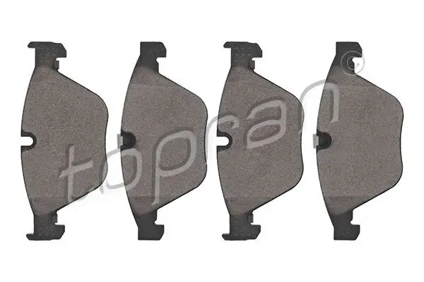 Bremsbelagsatz, Scheibenbremse Vorderachse TOPRAN 502 961