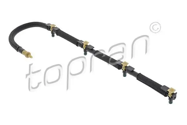 Schlauch, Leckkraftstoff Einspritzdüse für Zylinder 1-4 TOPRAN 118 578