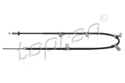 Seilzug, Feststellbremse hinten links TOPRAN 820 759