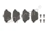 Bremsbelagsatz, Scheibenbremse Hinterachse TOPRAN 624 510