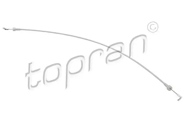 Seilzug, Türentriegelung vorne links TOPRAN 410 264